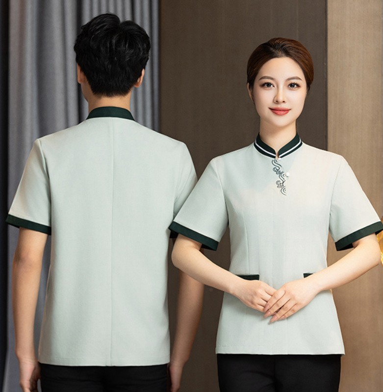 ชุดแม่บ้านโรงแรม ชุดแม่บ้านห้างสรรพสินค้า ชุดทำความสะอาดห้องพักแขก ชุดพนักงานทำความสะอาด