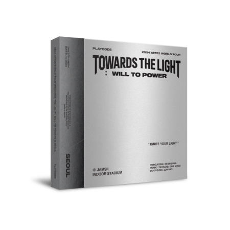 ( Pre-Order ) ATEEZ - 2024 WORLD TOUR TOWARDS THE LIGHT : WILL TO POWER IN SEOUL PLAYCODE * มี Poster พับในกล่อง * วางจำหน่าย 5 / 8 / 2025