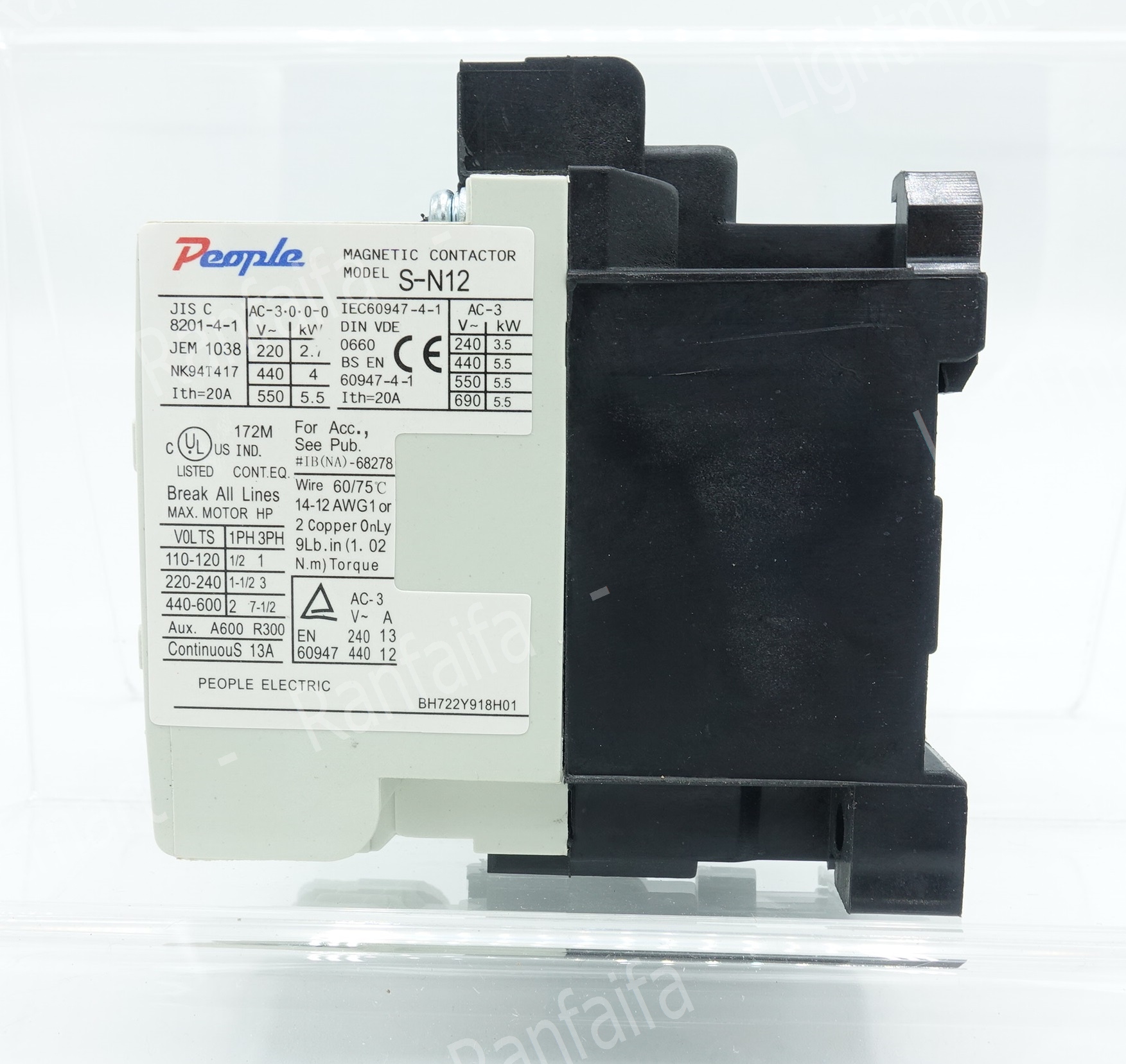 Magnetic Contactors S- N12 Coil 220V (20A) People