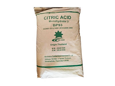 Citric acid monohydrate (25kg)