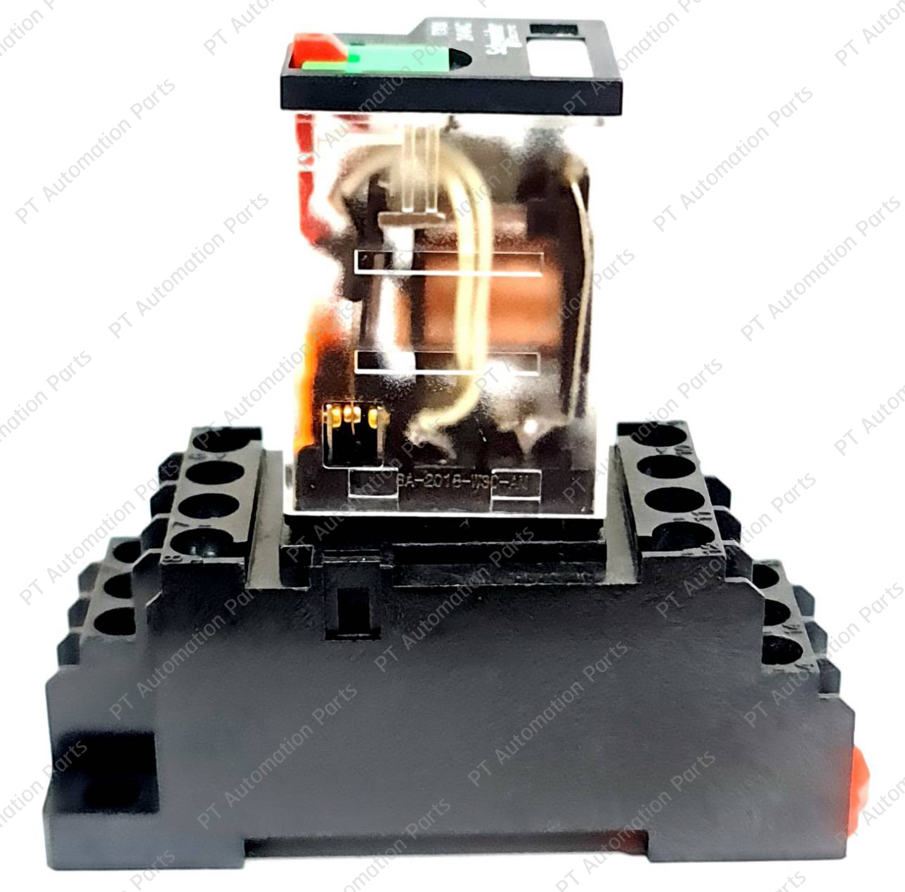 (แพ็ค/10ชุด) รีเลย์พร้อมซ็อกเก็ต ชไนเดอร์ Schneider Electric RXM4AB2B7 RXZE1M4C 24VAC 6A 4คอนแทค 14ขา มีไฟแสดงสถานะ LED