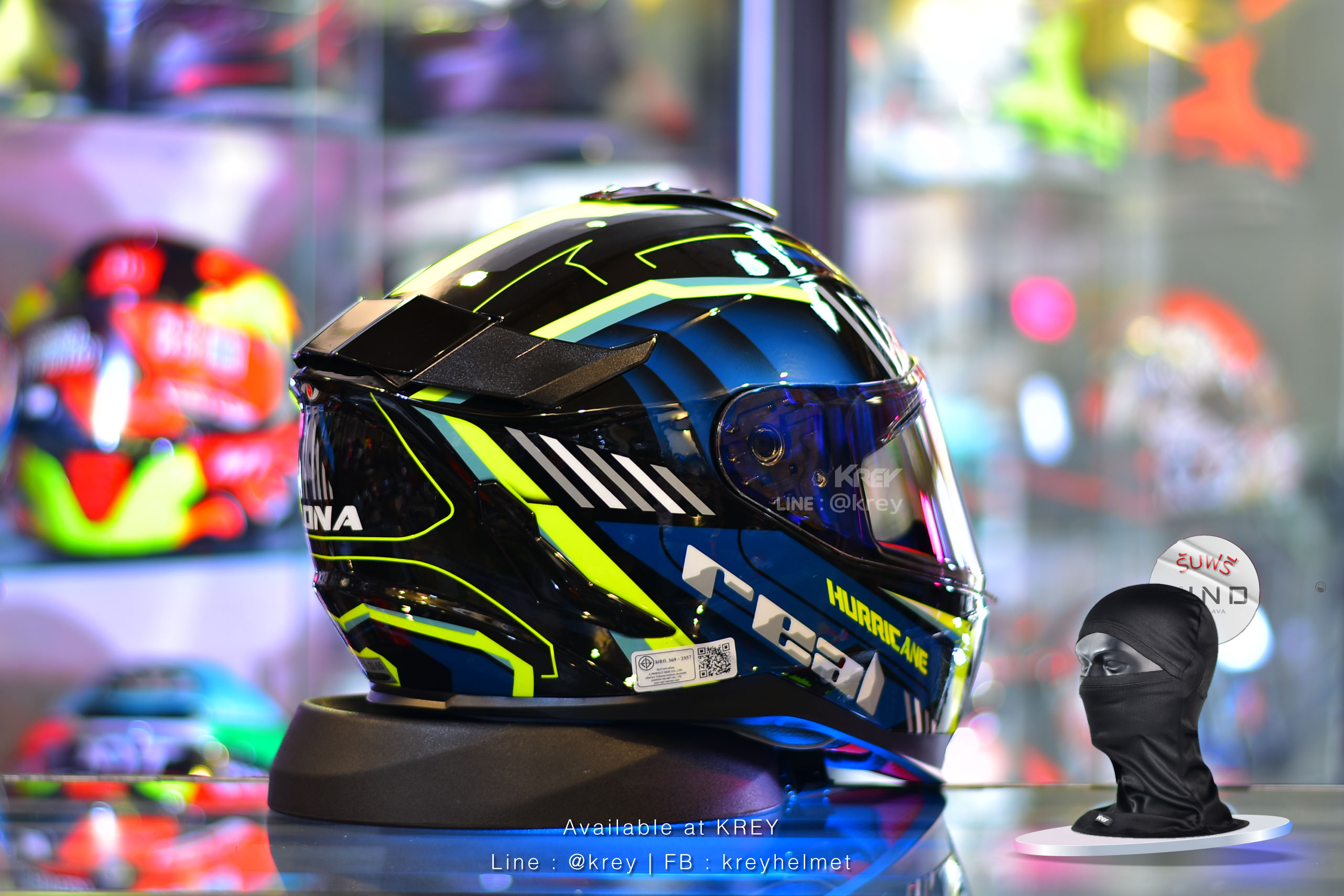 Real model Hurricane Kona Black Green