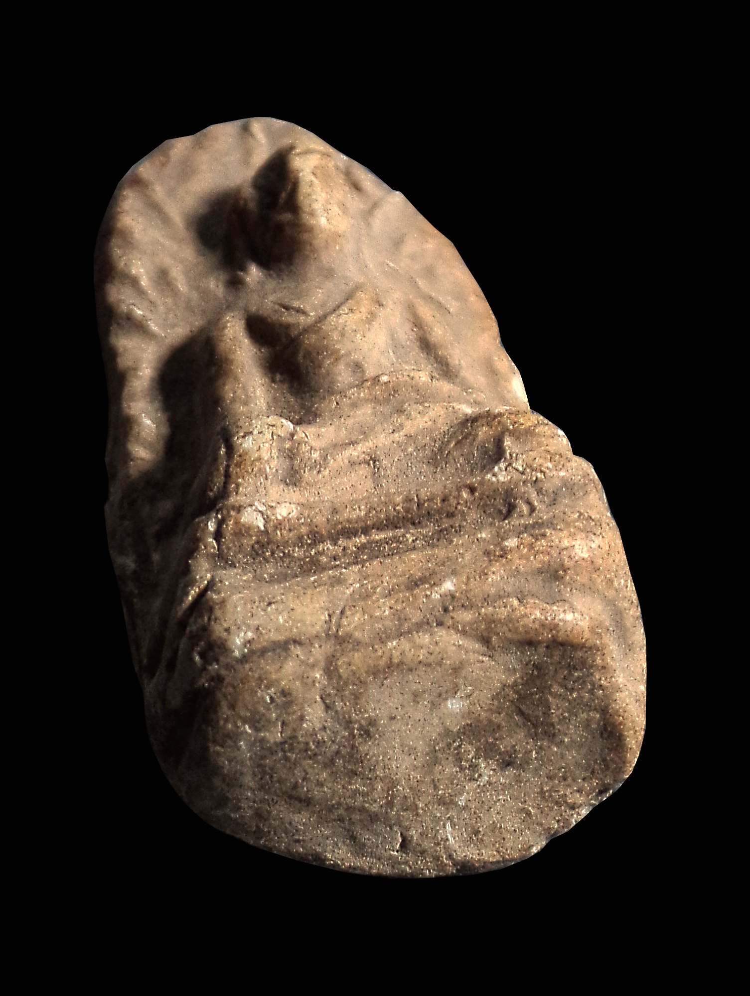 พระรอด พิมพ์ใหญ่ เนื้อดิน