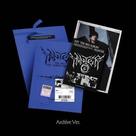 ( Pre-Order ) KEY ( Shinee ) 3rd Album [ HUNTER ] ( Archive ver ) * มี Poster พับภายในกล่อง * วางจำหน่าย 12 / 8 / 2025