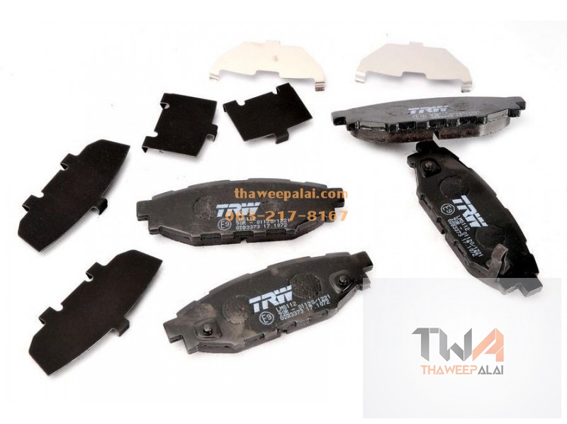 ชุดผ้าดิสเบรคหลัง SUBARU XV ปี12- (รูปจริง) /TRW D-TEC*
