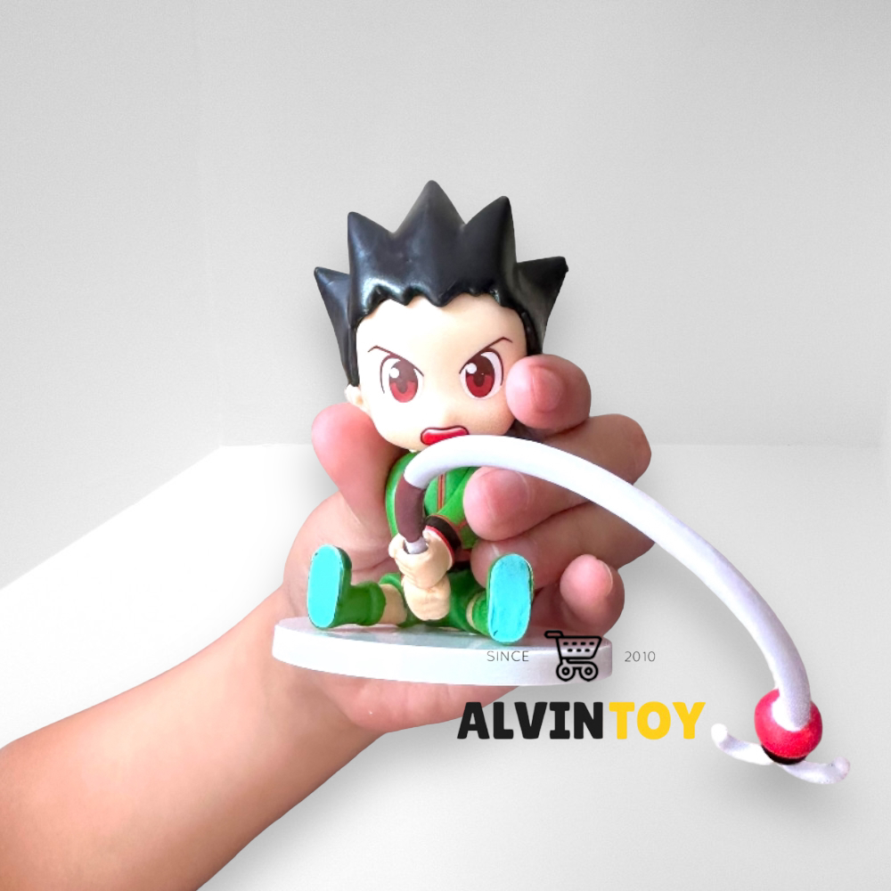 Action Figure โมเดลhunter X Hunter - ฮันเตอร์xฮันเตอร์ เซ็ต 6 ตัว ขนาดความสูง 11 ซม. มีฐาน งานสวย