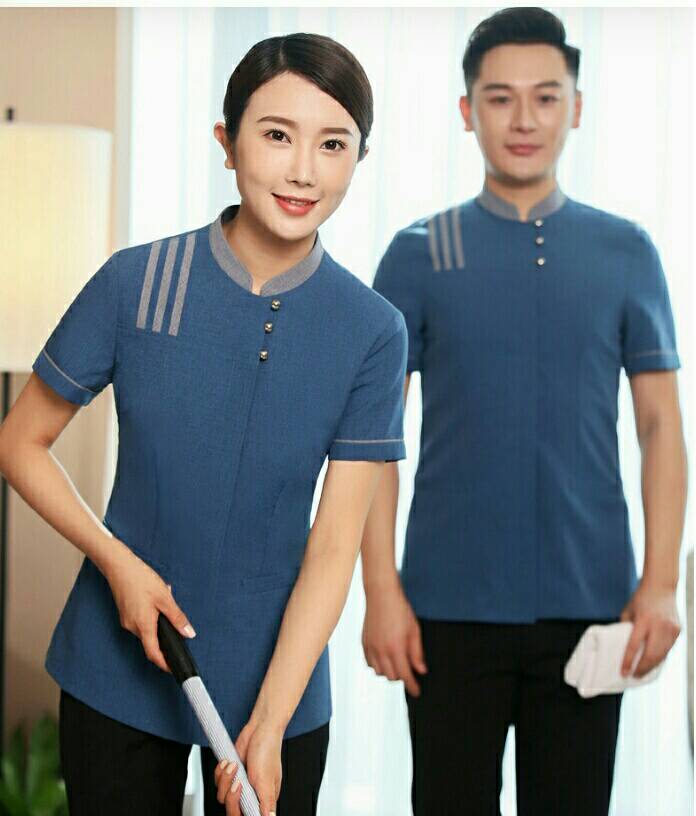 ชุดแม่บ้าน พ่อบ้าน พนักงานทำความสะอาด