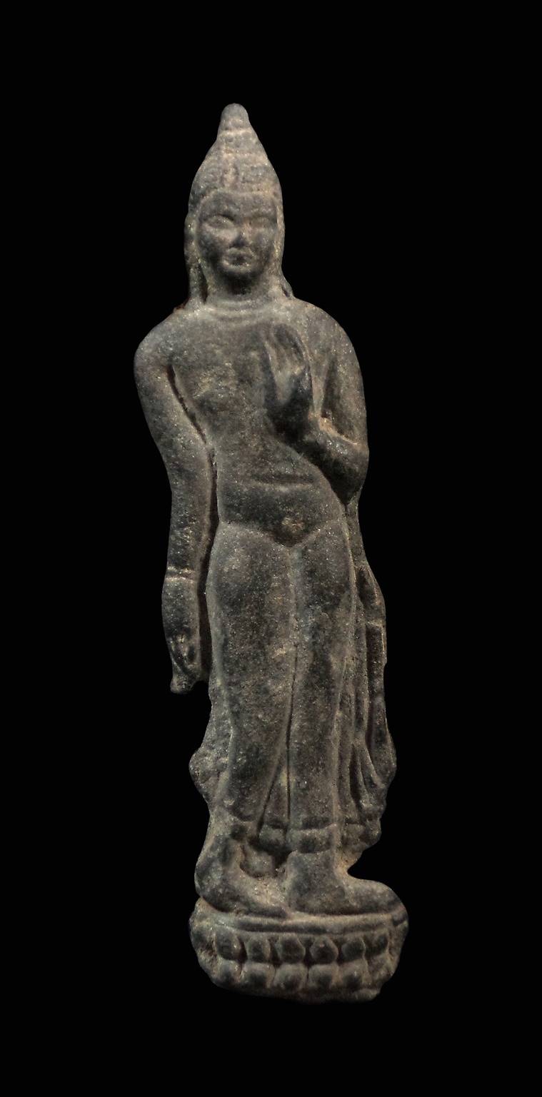 พระลีลา กรุวัดสุดสวาท (วัดไก่เตี้ย) พิษณุโลก เนื้อชินเงิน