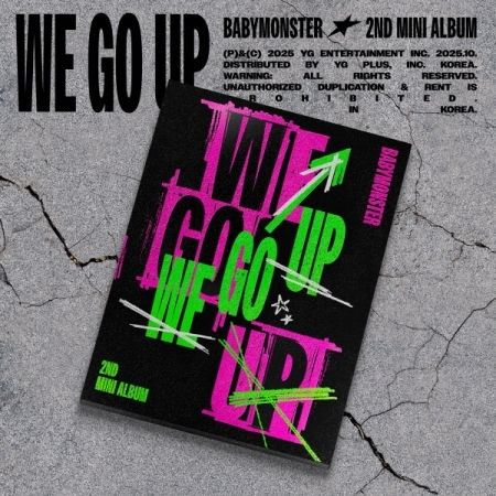 ( Pre-Order ) BABYMONSTER 2nd Mini Album [ WE GO UP ] Up ver * มี Poster พับในกล่อง * วางจำหน่าย 10 / 10 / 2025