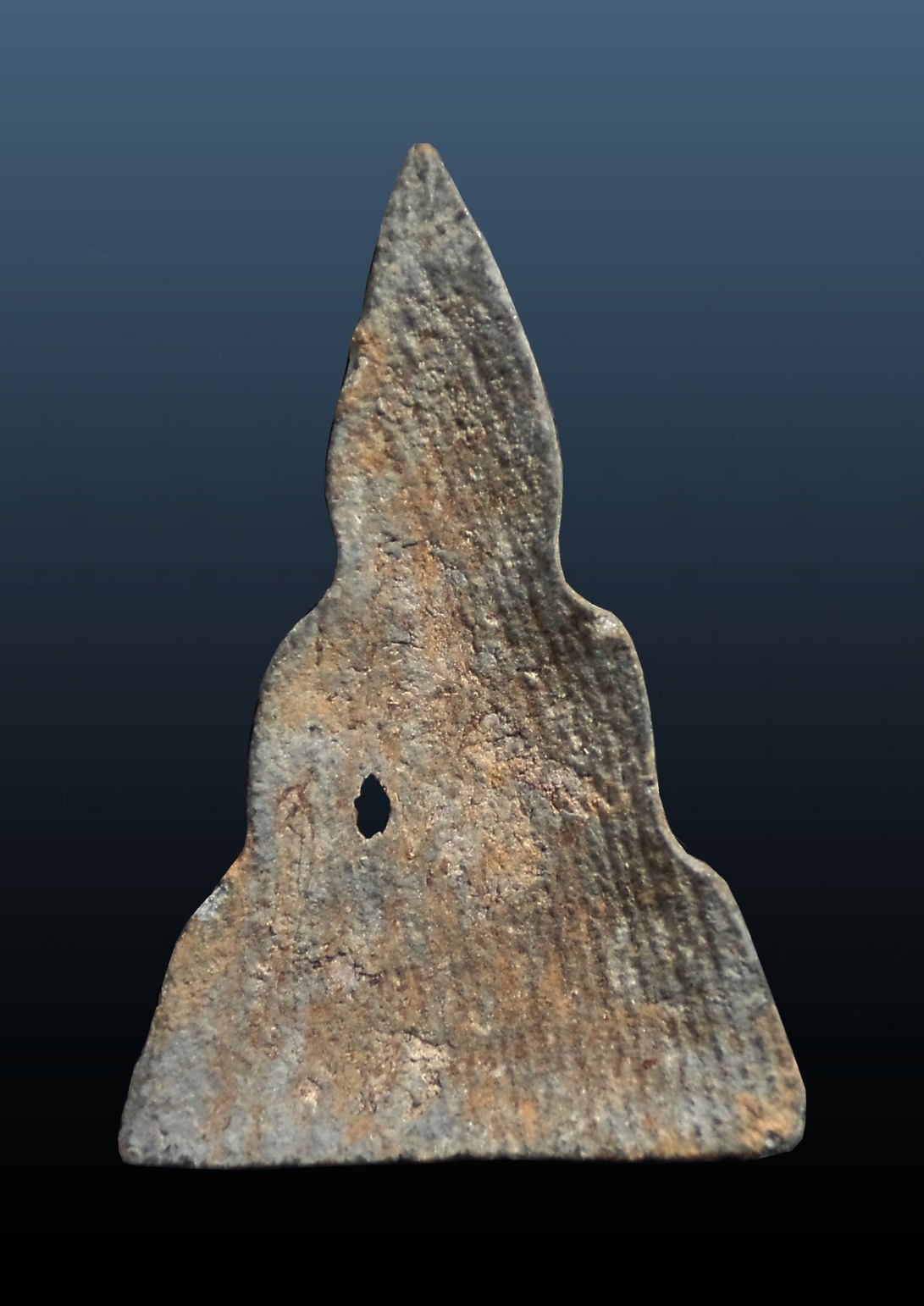 หลวงพ่อโตวัดบางพลี เนื้อชิน พิมพ์หลังลายผ้า สร้าง พ.ศ.2470