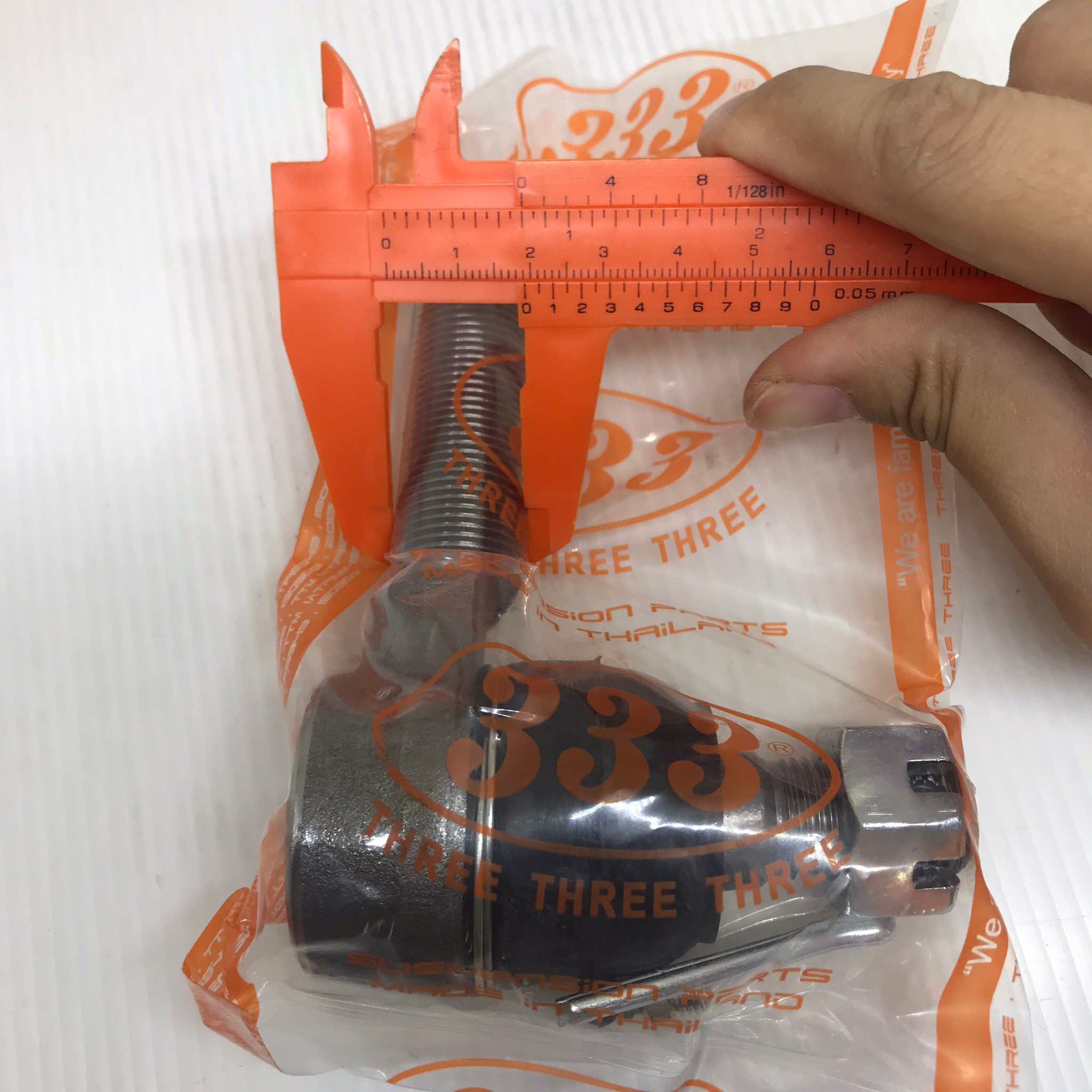 (2 ตัว) ลูกหมากคันชักสั้น ISUZU NPR120 อีซูซุ เอ็นพีอาร์ 6 ล้อ / เบอร์ 3E-5321 / ยี่ห้อ 333 / Three Three Three (TIE ROD END) 1 คู่