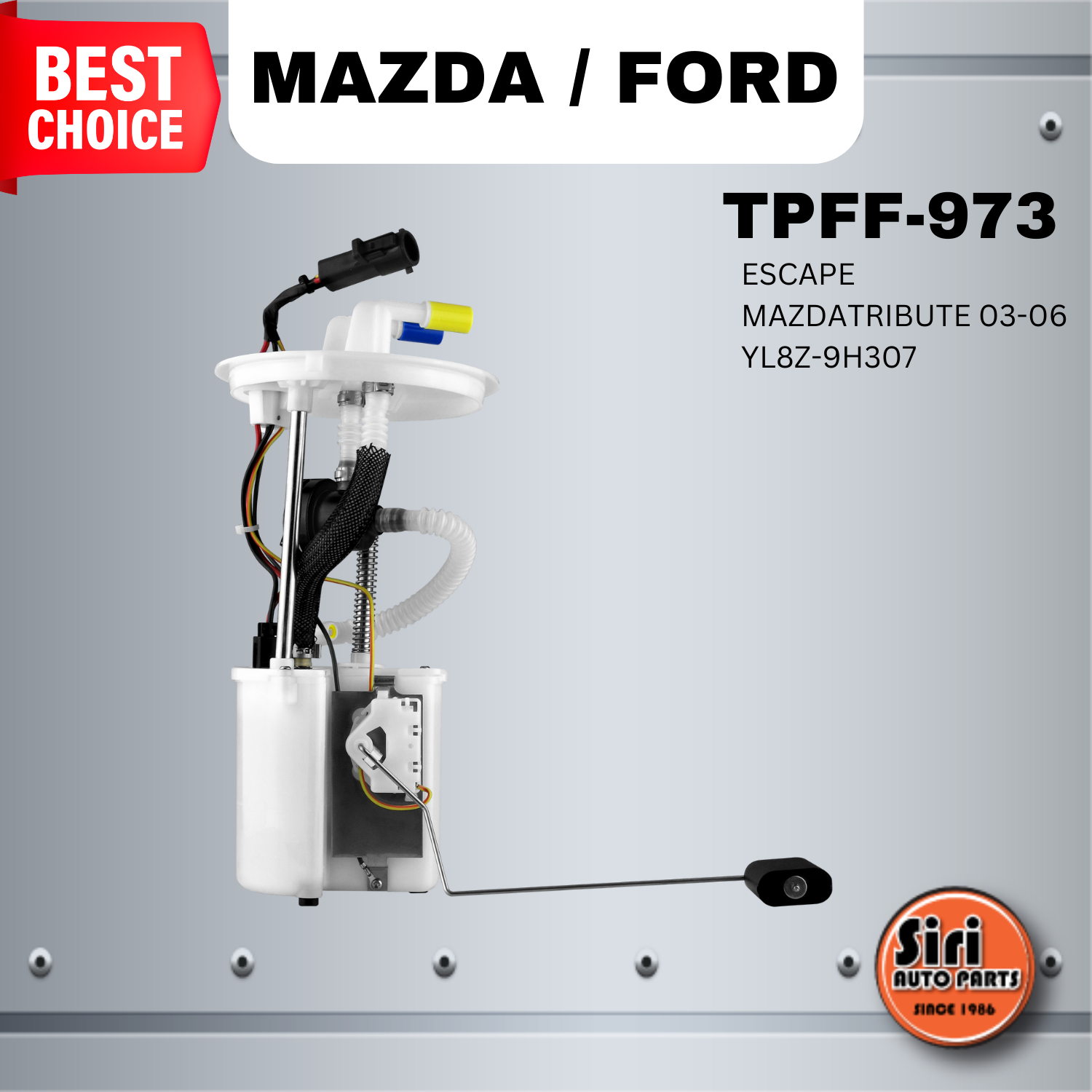 ปั๊มติ๊ก TPFF-973 พร้อมลูกลอย ครบชุด - FORD ESCAPE / MAZDA TRIBUTE 03-06 - TOP PERFORMANCE JAPAN - ปั้มติ๊ก ปั๊มน้ำมันเชื้อเพลิง ฟอร์ด เอสเครป มาสด้า ทรีบิ้ว YL8Z-9H307