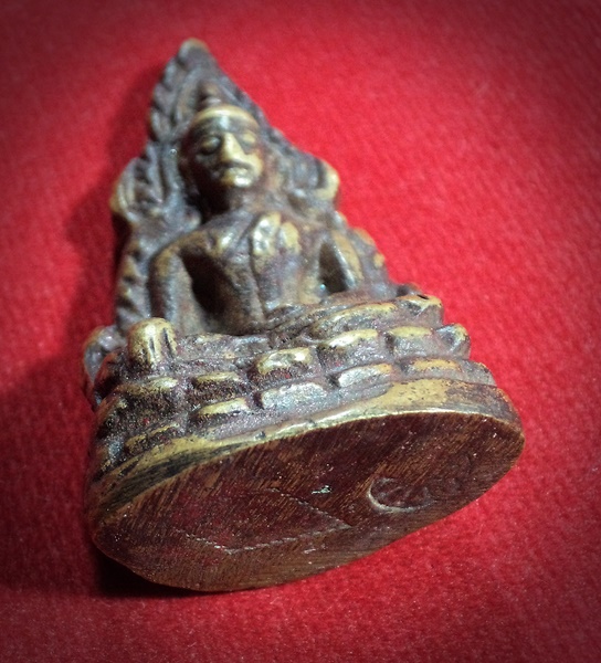 พระพุทธชินราชอินโดจีน หน้านาง สังฆาฏิยาว มีโค๊ด ปี 2485 วัดสุทัศน์