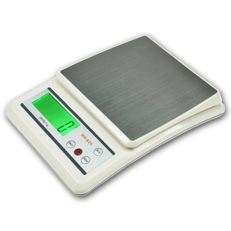 เครื่องชั่งความละเอียด ช่วง 1g-10KG รุ่น WH-B20L (ฐานชั่งใหญ่เป็นพิเศษ)