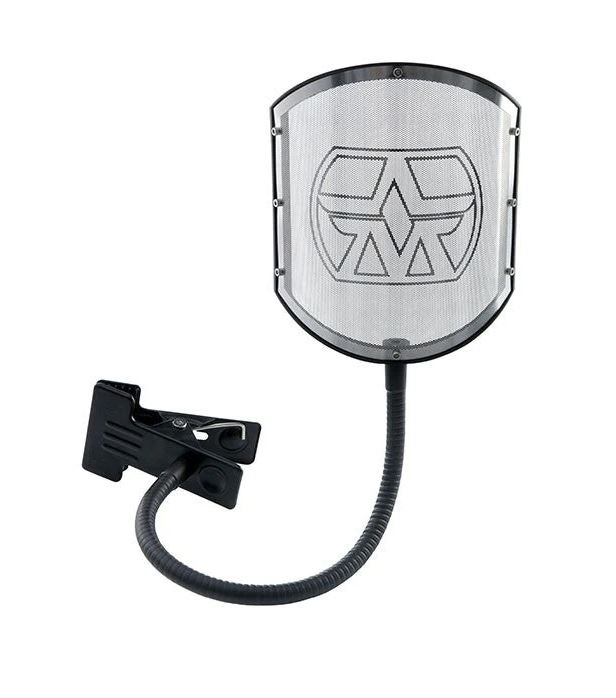 Aston Shield GN *ของแท้* แผ่นกันลม กันน้ำลาย Pop filter Solid stainless steel with ‘Hextech’ filter holes