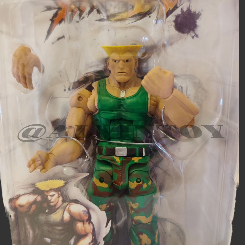 Figure Guile Street Fighter NECA - กิลด์ สตรีทไฟเตอร์