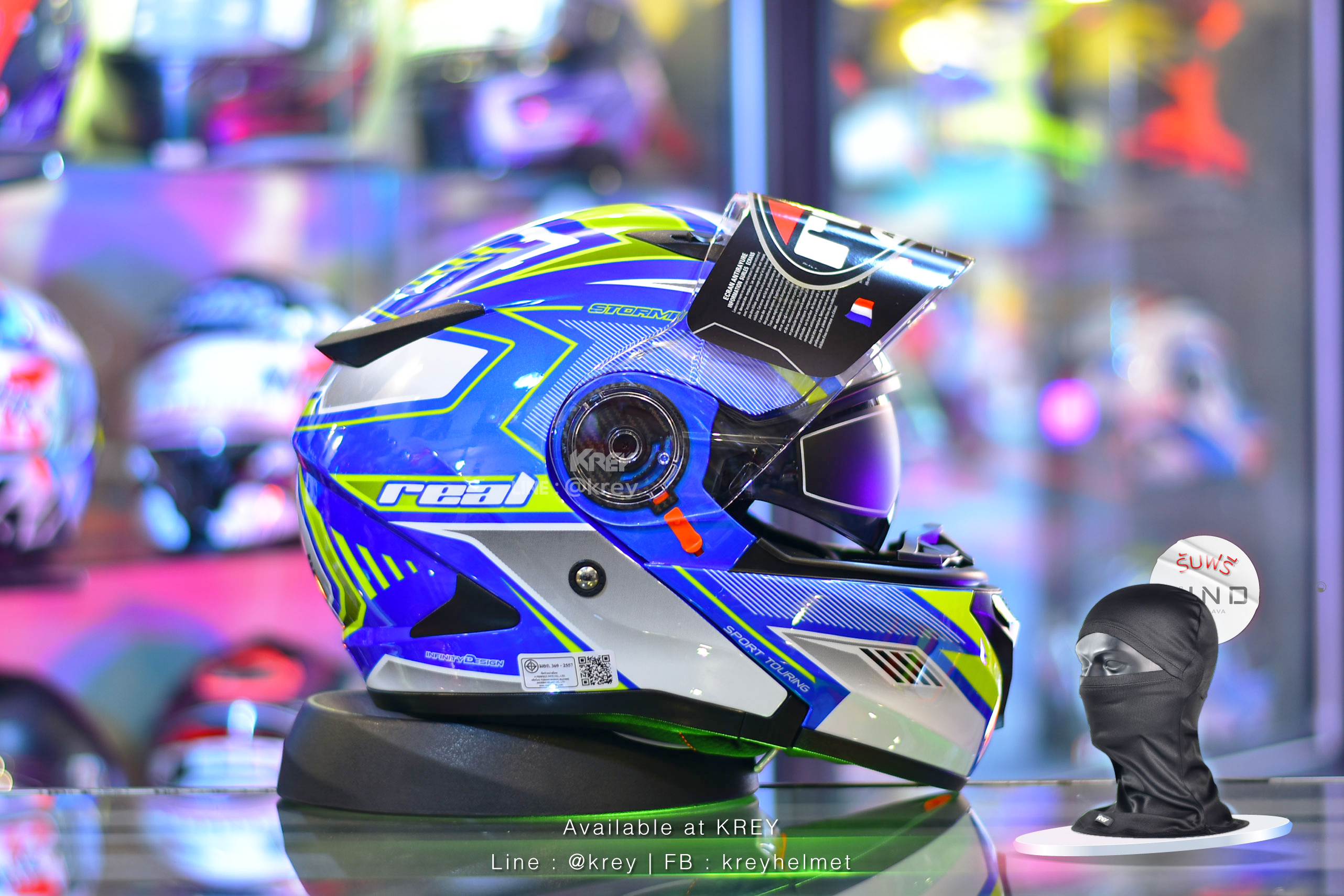 Real model Storm Eagle Force Blue Yellow