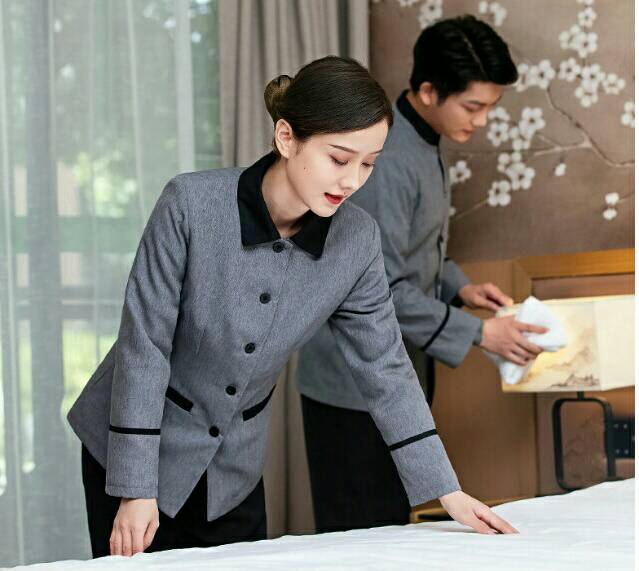 เสื้อแม่บ้าน พ่อบ้าน พนักงานทำความสะอาด