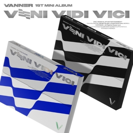( Pre-Order ) VANNER 1st Mini Album VENI VIDI VICI Set 2 ver + Poster วางจำหน่าย 22 / 8 / 2023