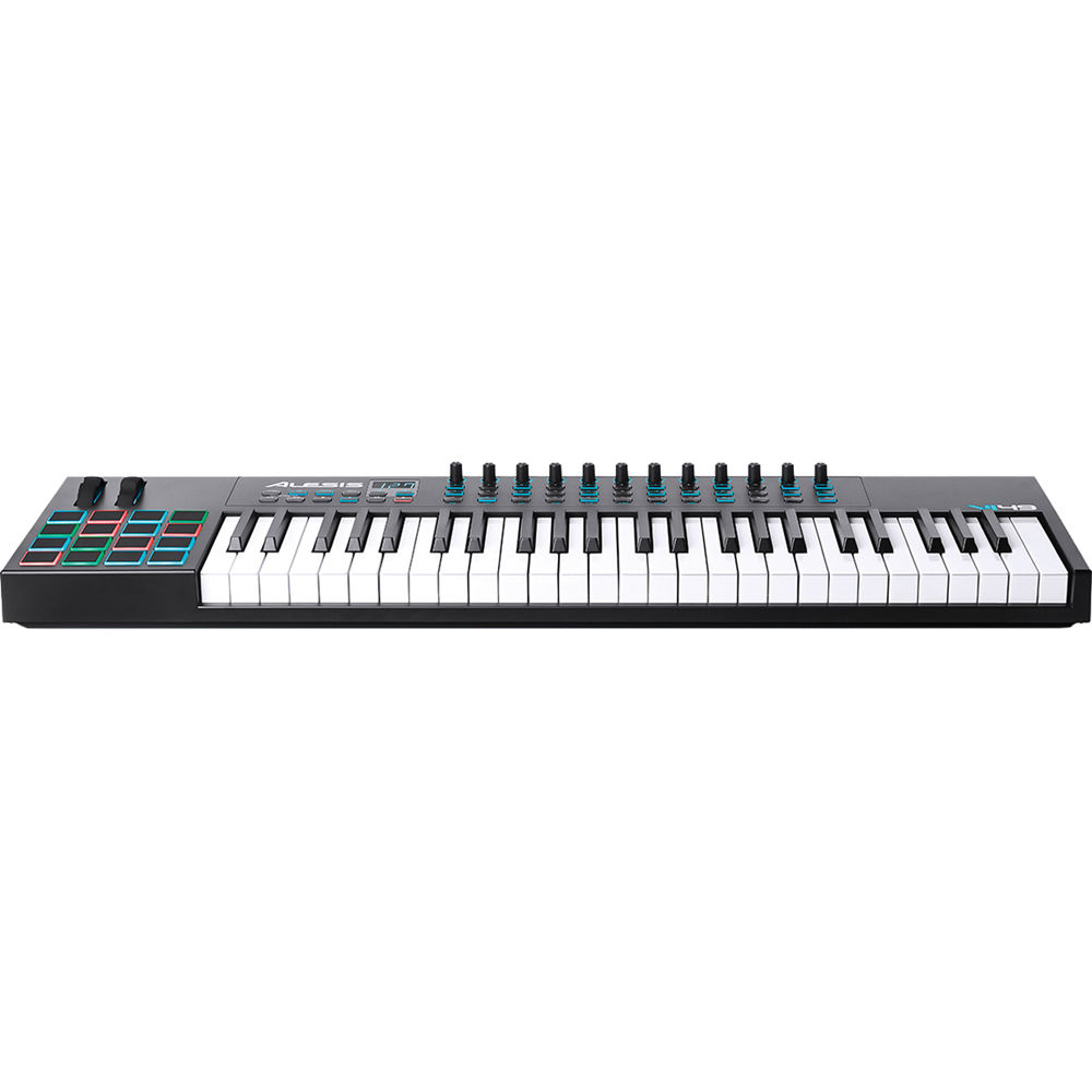 Alesis VI49 *ของแท้ รับประกัน 1ปี* USB มิดิคีย์บอร์ด 49-Key, ฟังก์ชั่นครบครัน, ฟรี Ableton Live Lite, สาย USB