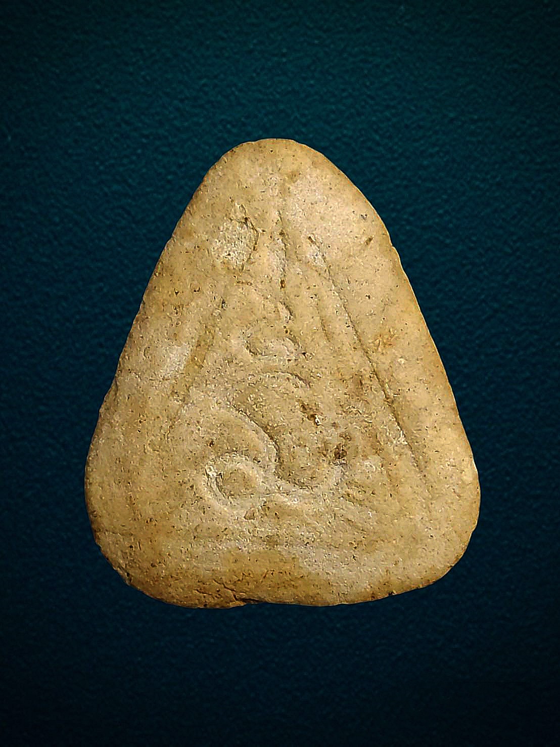 พระพิมพ์พระสังกัจจายน์ หลังยันต์นะ เก่าไม่ทราบเกจิ