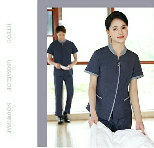 ชุดแม่บ้าน ชุดพนักงานทำความสะอาด โรงแรม รีสอร์ท