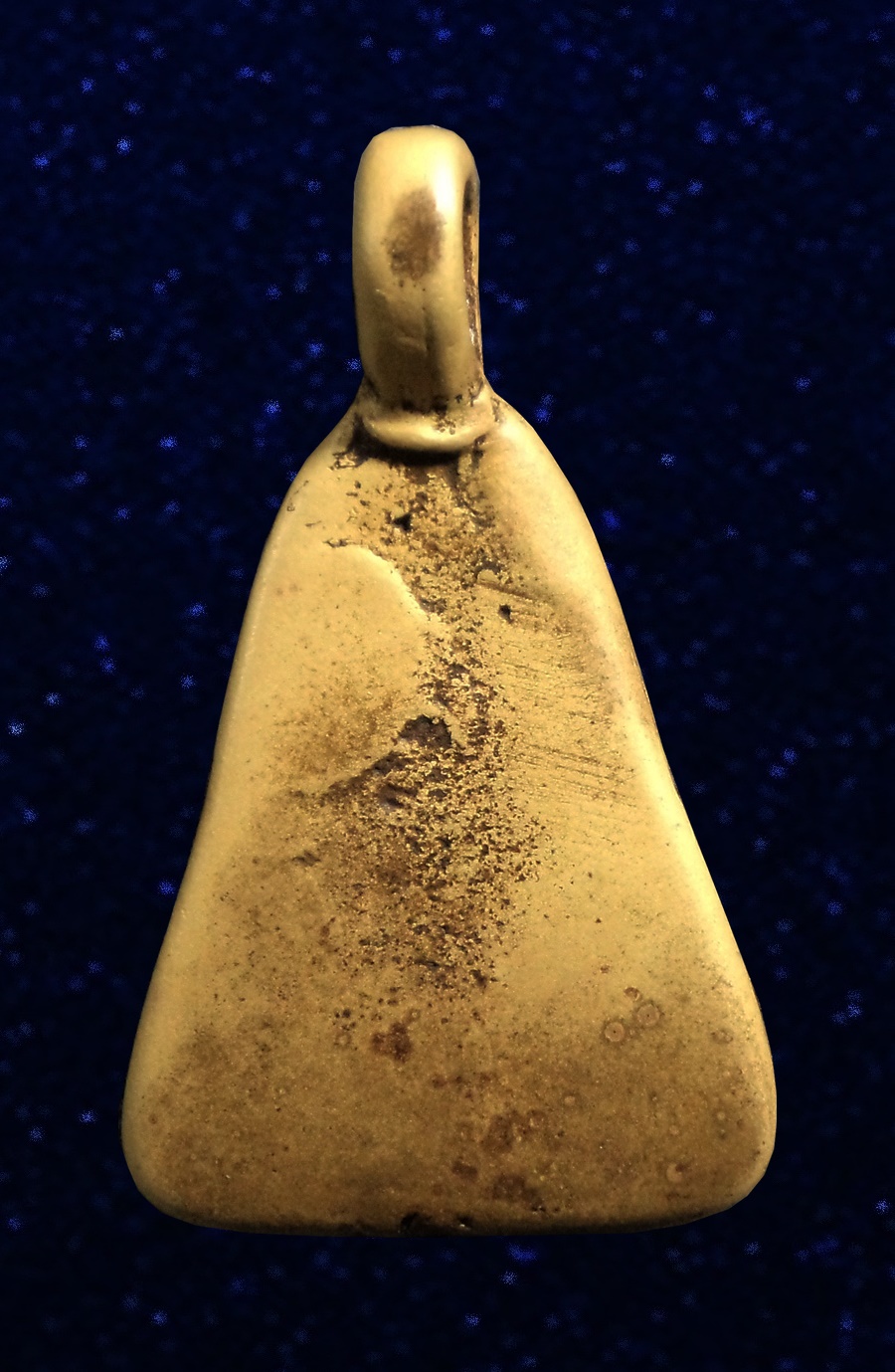 หลวงพ่อเงิน วัดบางคลาน เหรียญหล่อจอบใหญ่ ชายเดี่ยว