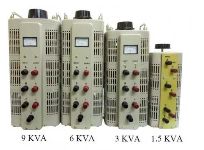 Variable Voltage Transformer TSGC2 หม้อแปลงปรับแรงดันไฟฟ้าแบบแกนหมุน 3 เฟส