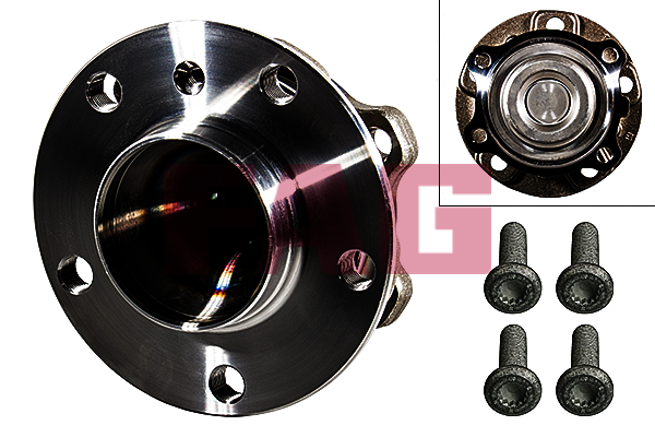 ลูกปืนดุมล้อหน้า BMW F10 (520d, 525d) "FAG" / 31206791007