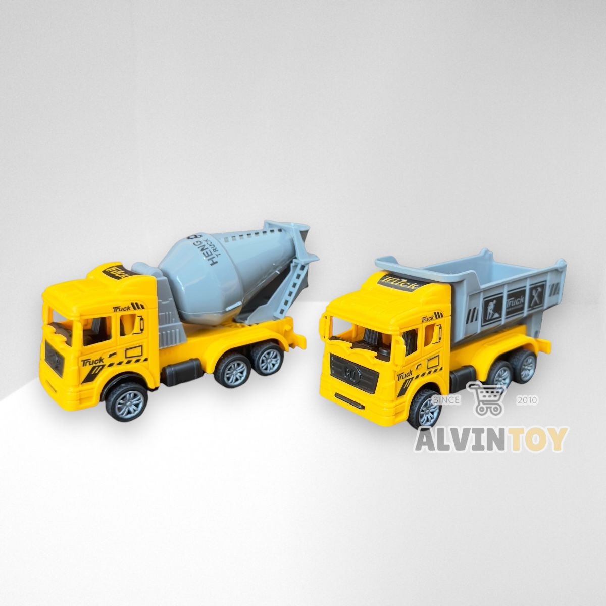 ส่งเร็วจากกทม. โมเดล รถก่อสร้าง รถบรรทุก ชุด 5 คัน ผลิตจากพลาสติก คุณภาพดี แข็งแรง ทนทาน สินค้าได้รับมาตรฐาน มอก.