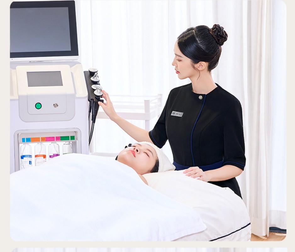 ชุดสปาเพื่อสุขภาพ ชุดนวดสปา ชุดพนักงานศูนย์ความงามทางการแพทย์ การแช่เท้า ร้านเสริมสวย (แยกขายเสื้อ)