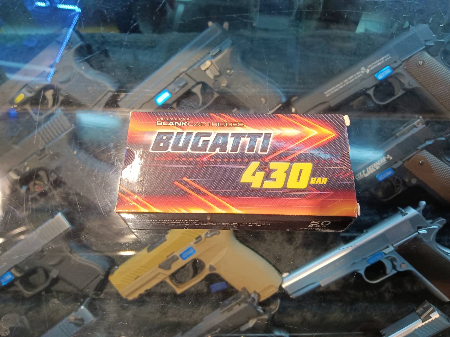 ลูกแบลงค์กัน Bugatti 9mm pak 50นัด