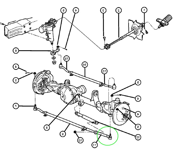 ลูกหมากคันชัก เบอร์8870 Grand Cherokee WJ ใหม่