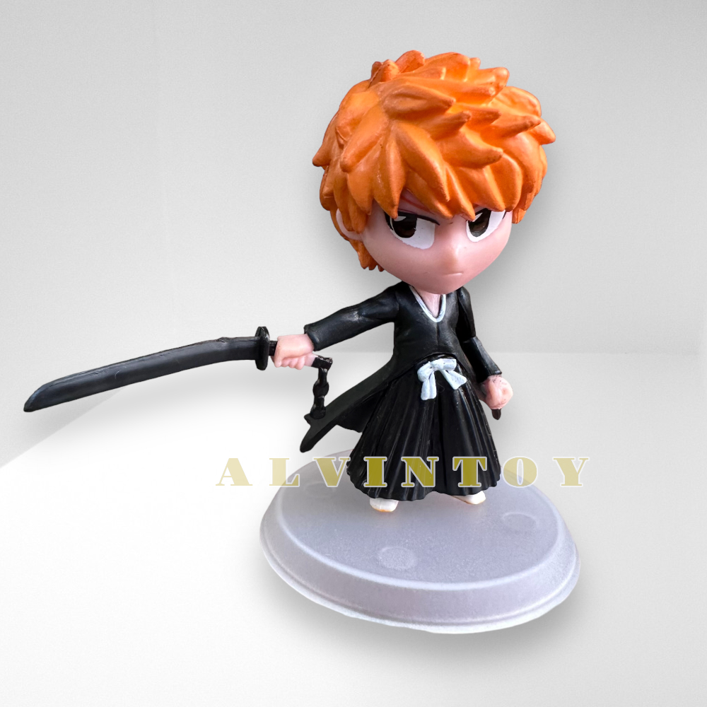 Action Figure Bleach บลีช เทพมรณะ เซ็ต 6 ตัว ขนาดความสูง 8 ซม. มีฐาน งานสวย