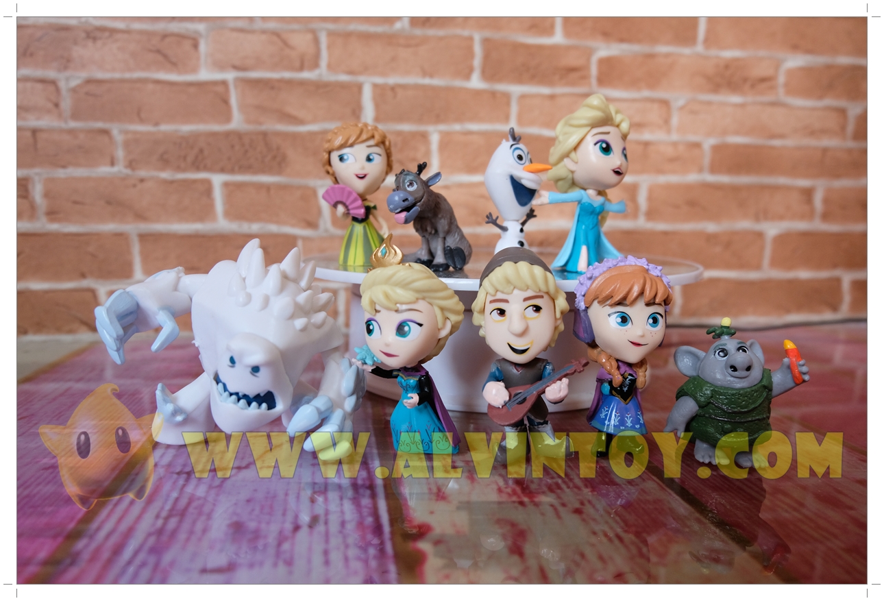 โมเดล Frozen 2 - โฟร์เซ่น ชุด 9 ตัว