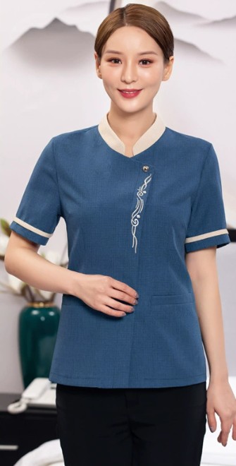 ชุดฟอร์มพนักงานทำความสะอาด เสื้อแม่บ้าน พ่อบ้าน เบลบอย