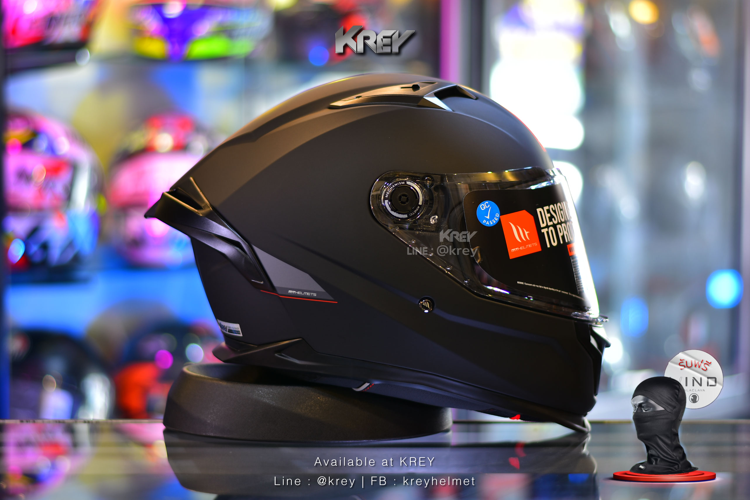 MT model BRAKER SV SOLID MATT BLACK