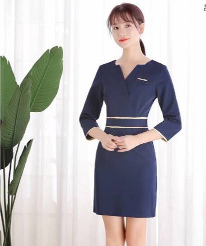 ชุดยูนิฟอร์มคลินิก ชุดพนักงานร้านเสริมสวย ชุดพนักงานต้อนรับ