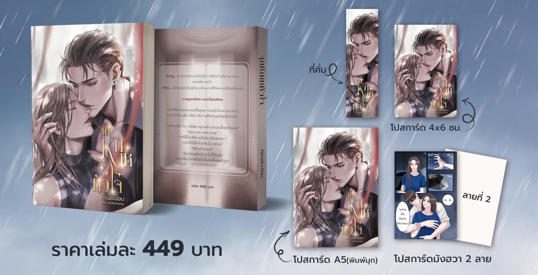 จุดหักเหหัวใจ / คุณละม่อม (หนังสือทำมือ ใหม่ แถมฟรีปกพลาสติกใส.)