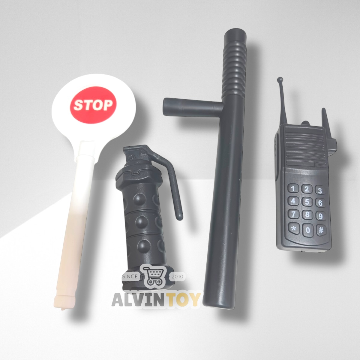 ปืน ของเล่นปืนทหาร พร้อมหมวก อุปกรณ์ครบชุด ของเล่นเด็ก ปืนของเล่นเท่ๆ