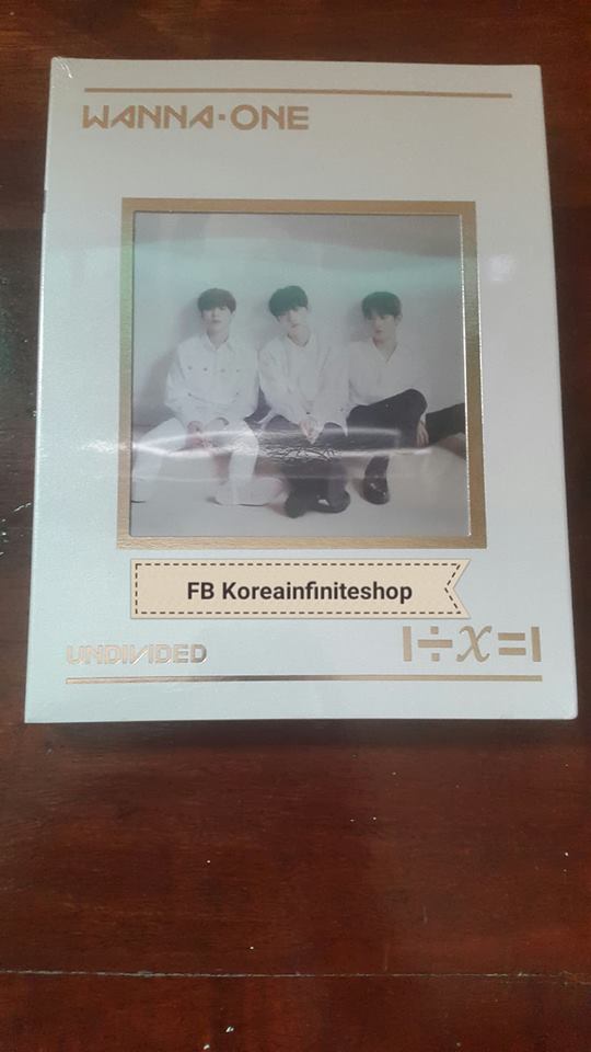 ( พร้อมส่ง ) WANNA ONE 1÷Χ=1 ( UNDIVIDED ) Lean On Me Ver + Poster