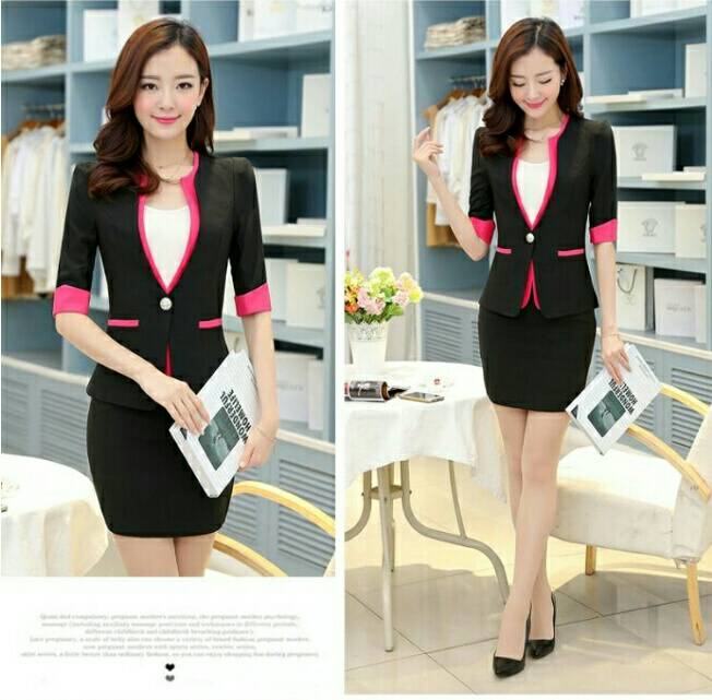 ชุดสูท ชุดออฟฟิศ ชุดพนักงานต้อนรับ