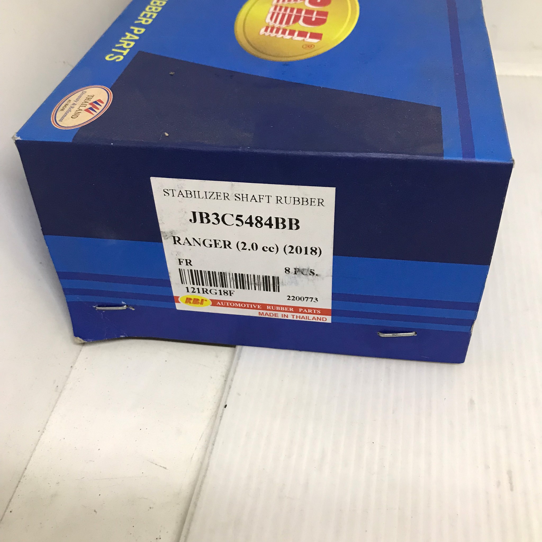 ลูกยางกันโคลง ตัวหน้า MAZDA / FORD RANGER เครื่อง 2.2 ปี 2018-On มาสด้า ฟอร์ด เรนเจอร์ / รูใน 25 มิล / เบอร์ JB3C5484BB / 121RG18G / RBI stabilizer shaft rubber (1 ตัว)