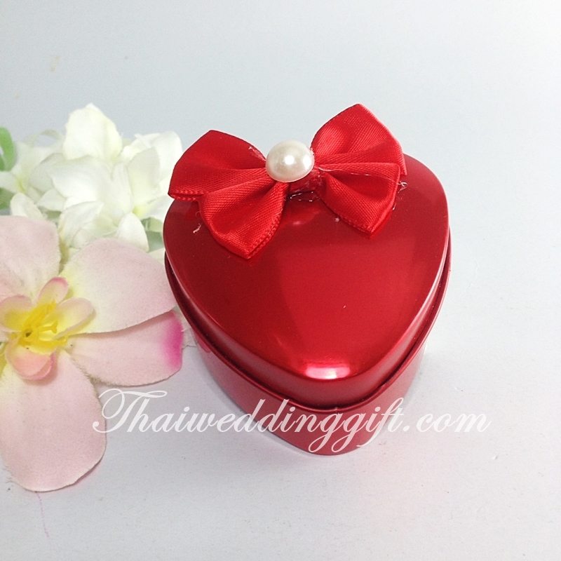 ตลับหัวใจ คละแบบ คละสี พร้อมป้ายชื่อ
