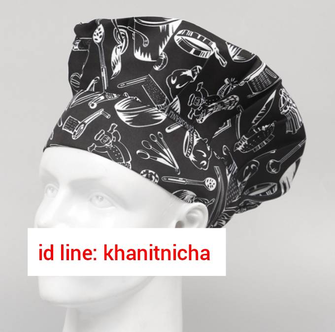 หมวกเชฟ หมวกพ่อครัว หมวกแม่ครัว หมวกกุ๊ก หมวกเชฟทรงสูง