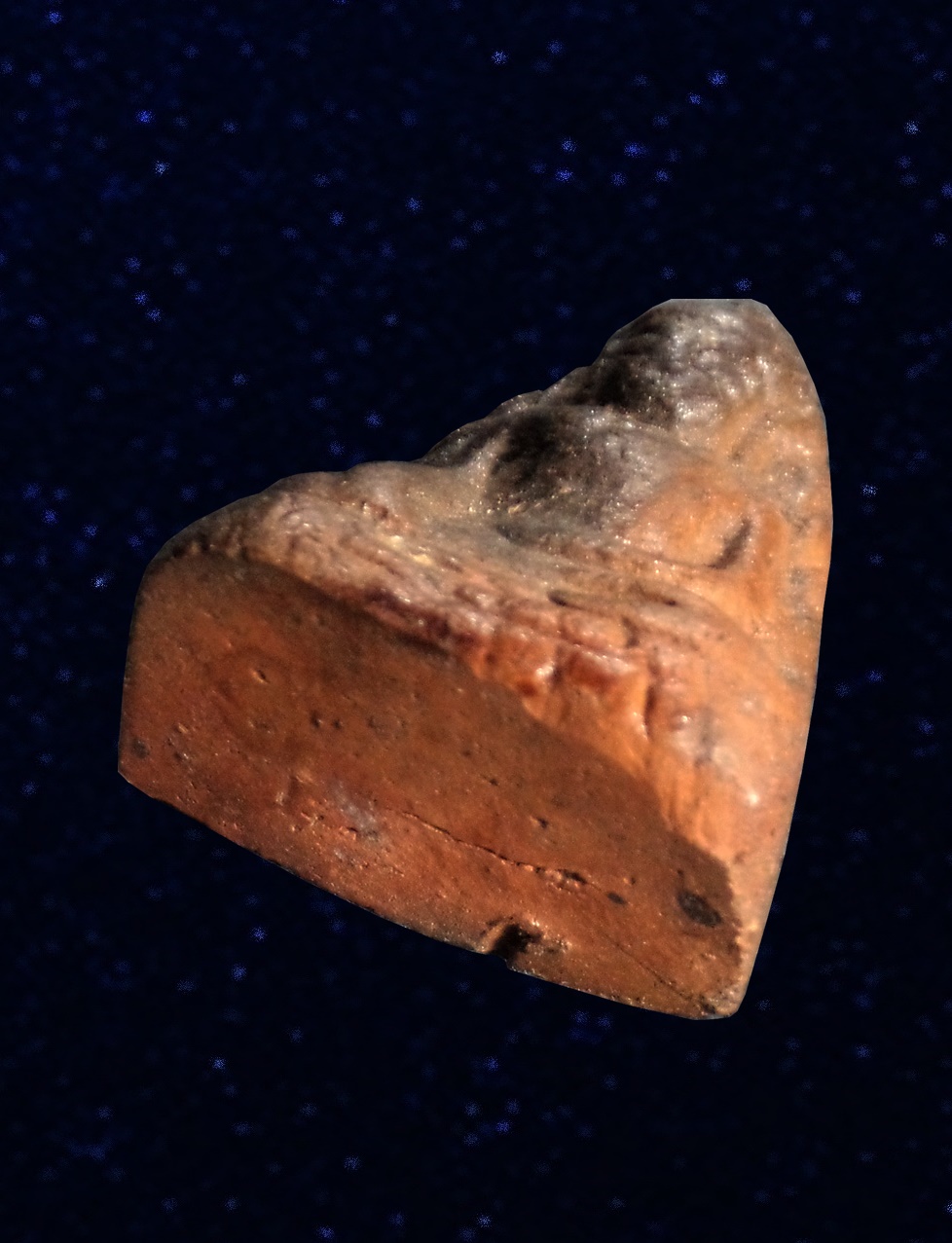 หลวงพ่อโต พระอาจารย์ละออ วัดบางกระทิง อยุธยา เนื้อดิน