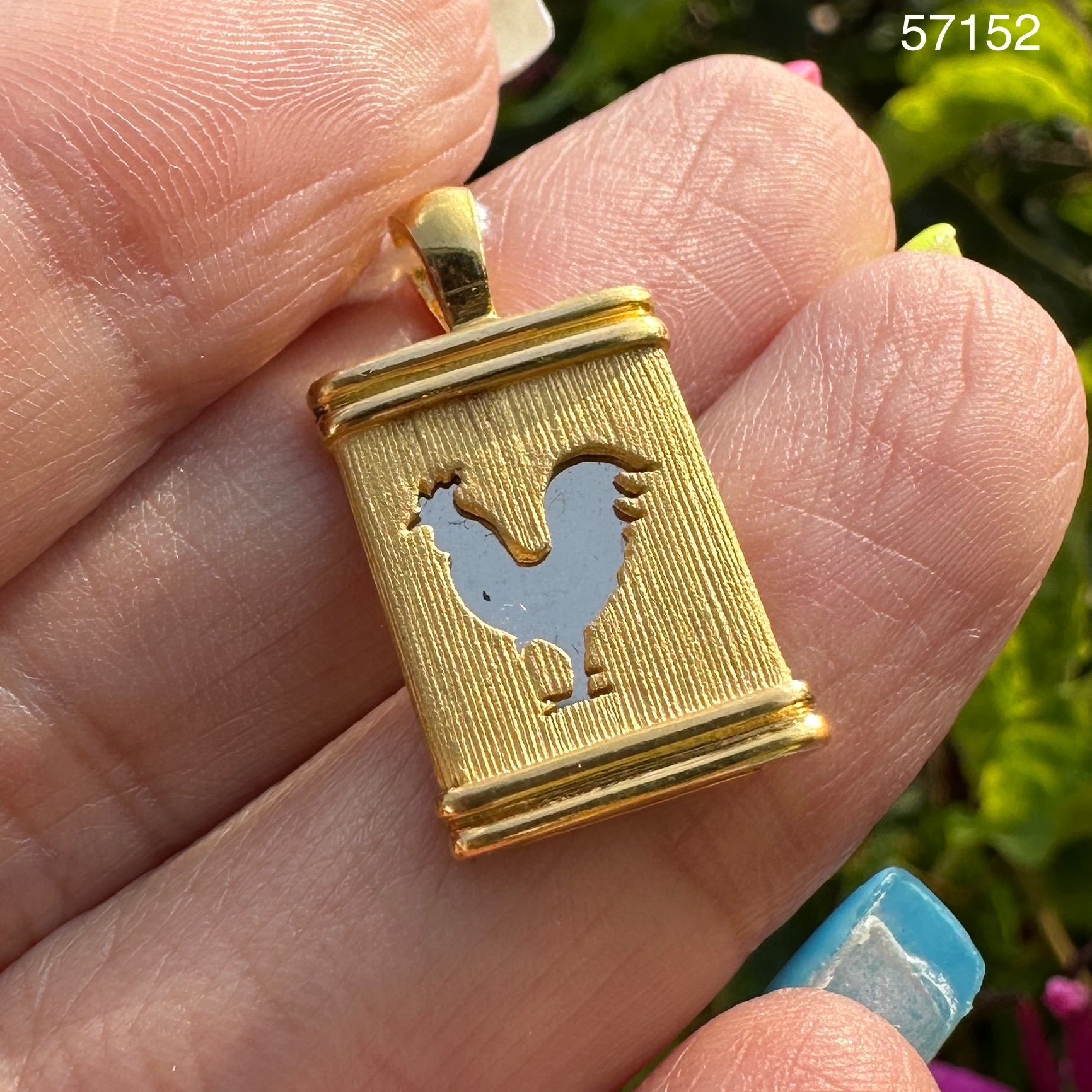 รหัส 57152 จี้ ไก่ ปีระกา Gold Master ทอง24K + ทอง14K งานสวยมาก นน. 5.35 g