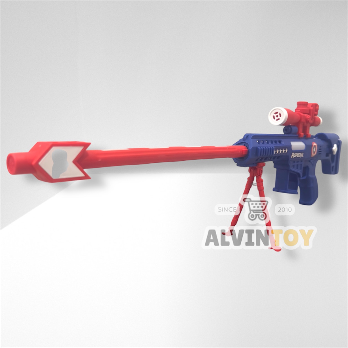 ปืน ของเล่นปืนกัปตันอเมริกา มีเสียง มีไฟ