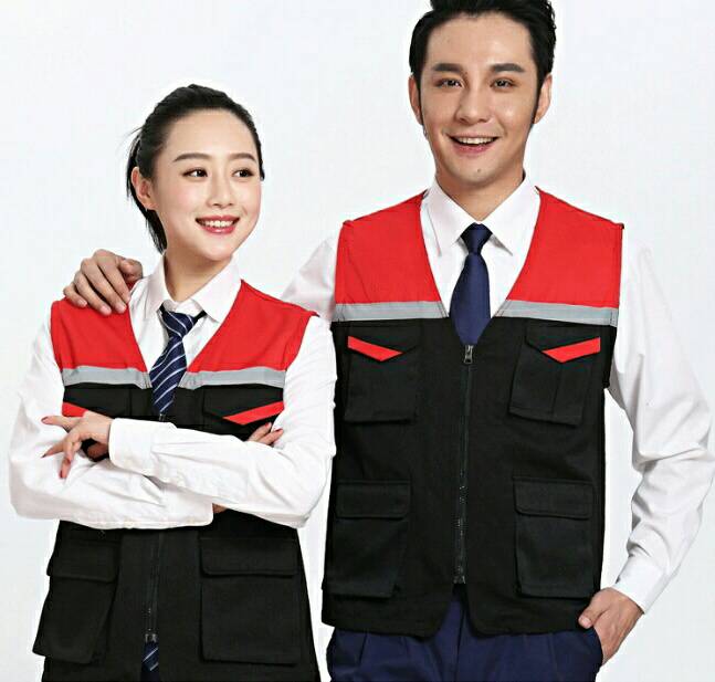 เสื้อกั๊กช่าง ชุดฟอร์มช่าง ชุดช่างไฟฟ้า วิศวกร ช่างโรงงาน