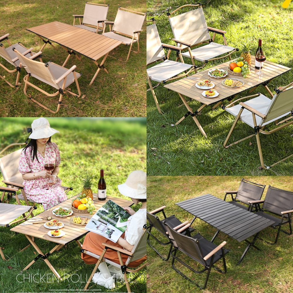 โต๊ะแคมป์ปิ้ง ม้วนเก็บได้